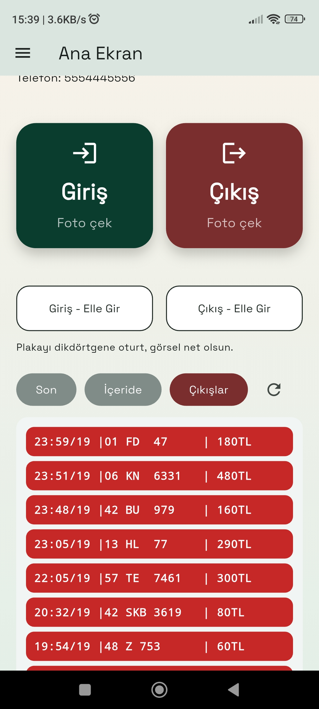 Çıkış