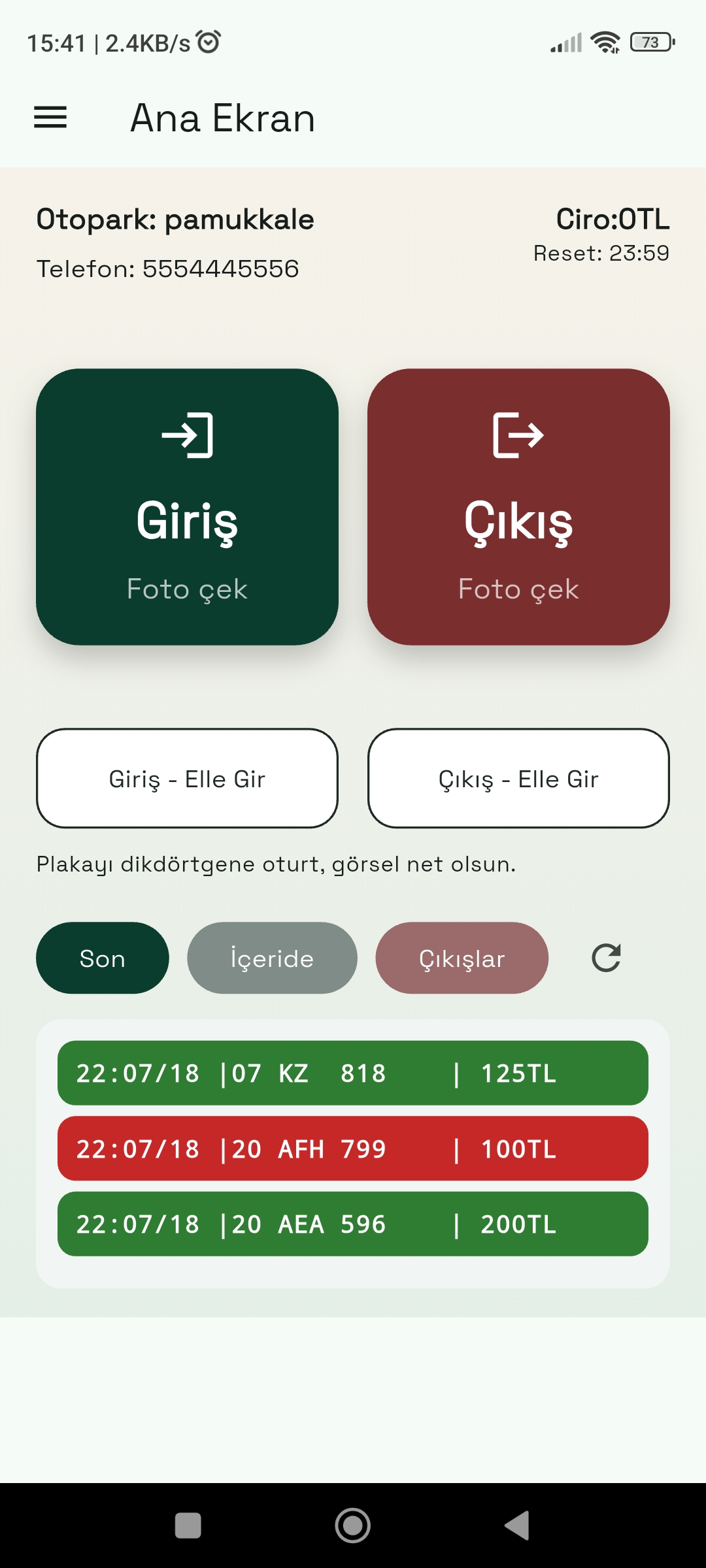 Yeni otopark
